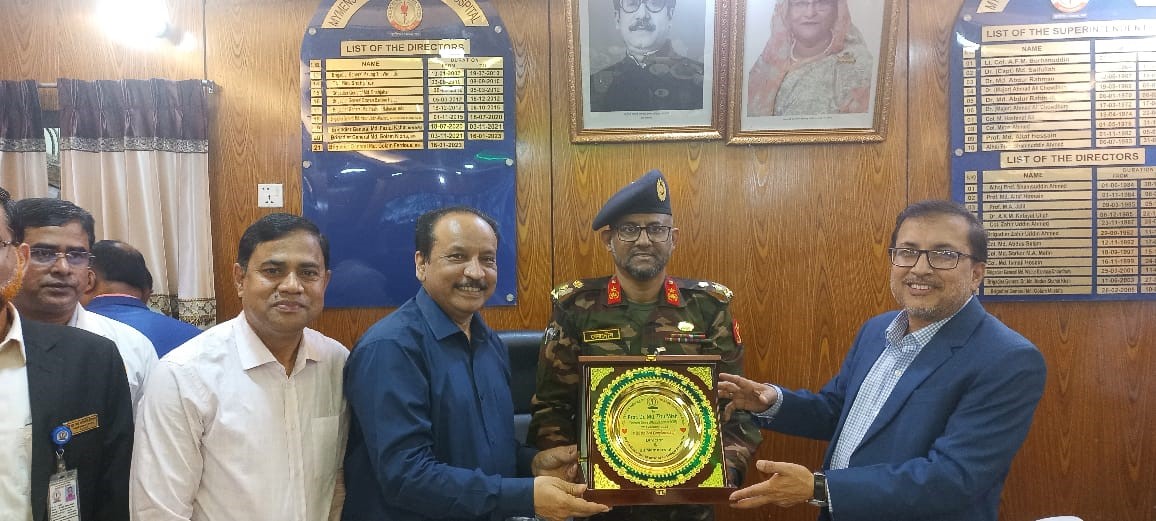 মহা পরিচালক (স্বাস্থ্য) ও মহা পরিচালক (শিক্ষা) মহোদয়ের ময়মমনসিংহ মেডিকেল কলেজ হাসপাতাল পরিদর্শন।